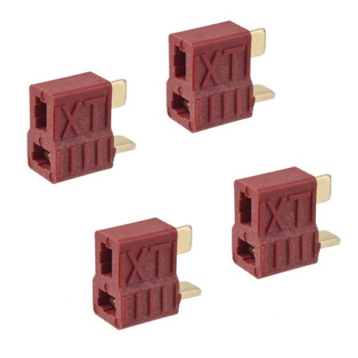 Connecteurs Deans (T-Plug) - Femelle  - (4pcs) - A2Pro
