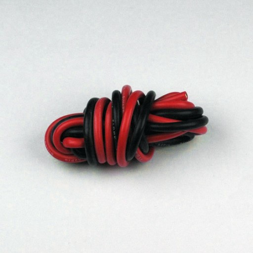 Cable silicone AWG12  3.58mm ²  rouge+noir - 1m - A2Pro - 17120