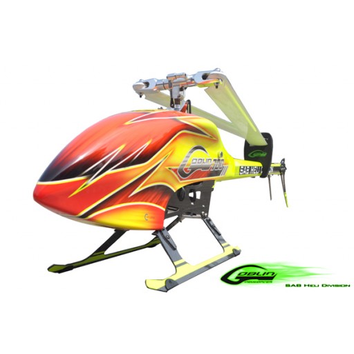 SAB Goblin 700 jaune/orange - SG 702 - Flybarless électrique - Kit